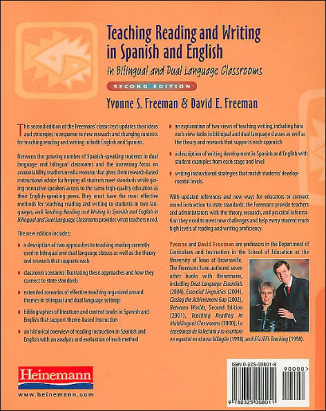 Teaching Reading and Writing in Spanish and English in Bilingual and Dual Language Classrooms, Second Edition / Edition 2