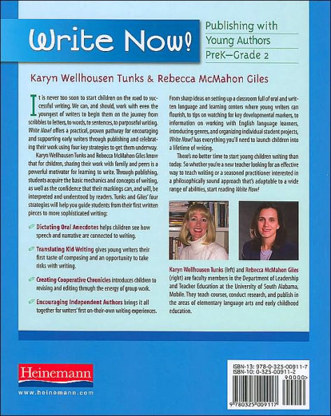 Write Now!: Publishing with Young Authors, PreK - Grade 2 / Edition 1