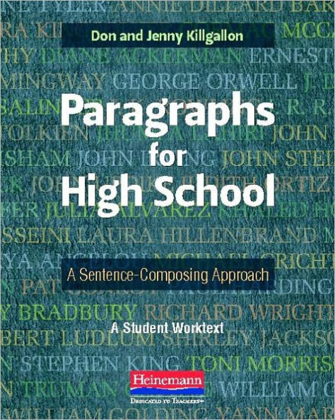 Paragraphs for High School: A Sentence-Composing Approach