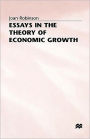 Essays in the Theory of Economic Growth