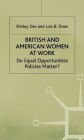 British And American Women At Work: Do Equal Opportunities Policies Matter?