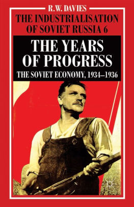 The Years of Progress: The Soviet Economy, 1934–1936