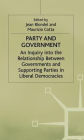 Party and Government: An Inquiry into the Relationship between Governments and Supporting Parties in Liberal Democracies