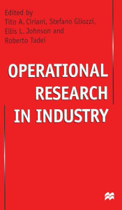 Title: Operational Research in Industry, Author: Robert Wells Trio