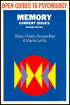 Title: Memory (Open Guides to Psychology Series): Current Issues / Edition 2, Author: Gillian Cohen