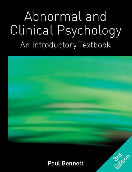 Abnormal and Clinical Psychology: An Introductory Textbook / Edition 3