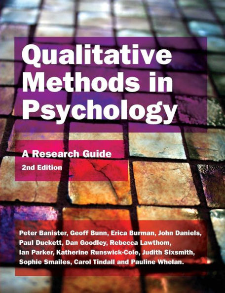 Qualitative Methods in Psychology : A Research Guide