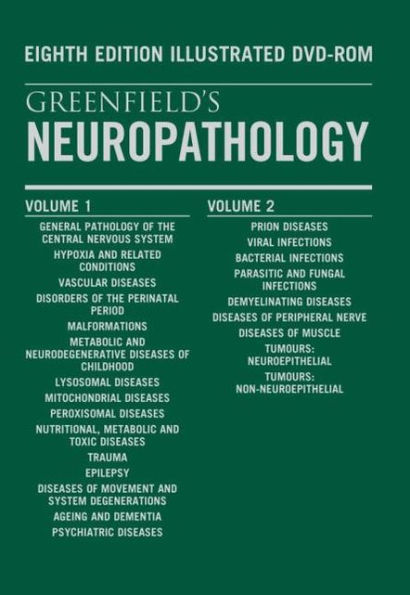 Greenfield's Neuropathology Eighth Edition 2-Volume Set & DVD / Edition 8