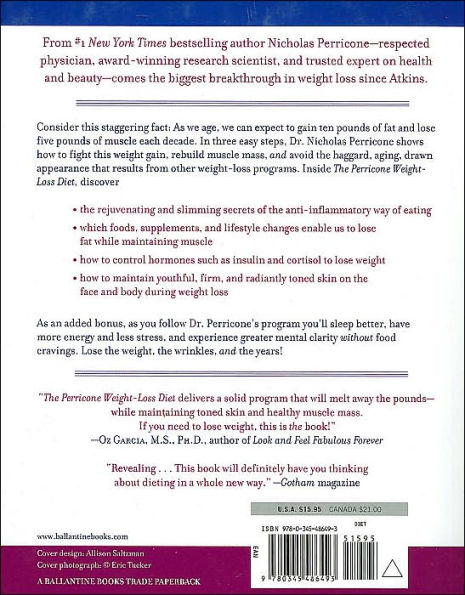 the Perricone Weight-Loss Diet: A Simple 3-Part Plan to Lose Fat, Wrinkles, and Years