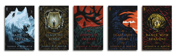 George R. R. Martin's A Game of Thrones 5-Book Boxed Set (Song of Ice and Fire Series): A Game of Thrones, A Clash of Kings, A Storm of Swords, A Feast for Crows, and A Dance with Dragons