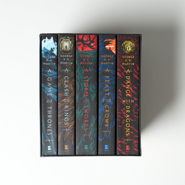 George R. R. Martin's A Game of Thrones 5-Book Boxed Set (Song of Ice and Fire Series): A Game of Thrones, A Clash of Kings, A Storm of Swords, A Feast for Crows, and A Dance with Dragons