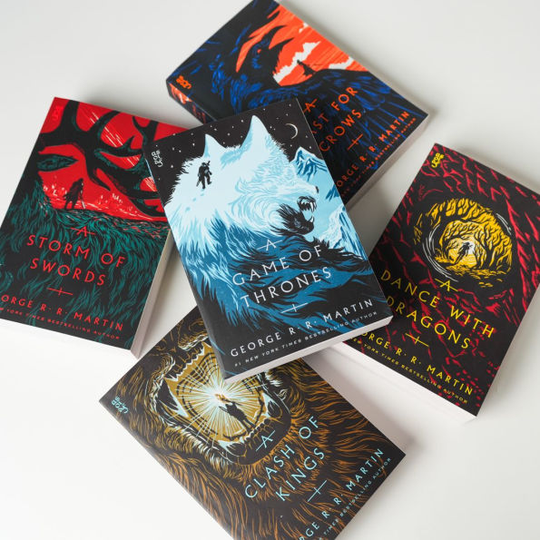 George R. R. Martin's A Game of Thrones 5-Book Boxed Set (Song of Ice and Fire Series): A Game of Thrones, A Clash of Kings, A Storm of Swords, A Feast for Crows, and A Dance with Dragons