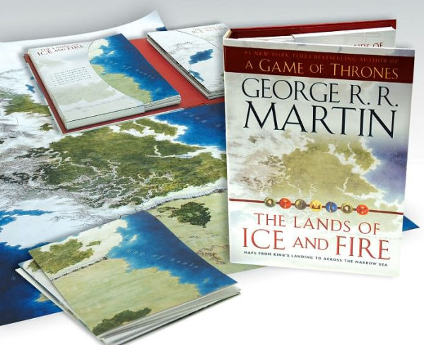 The Lands of Ice and Fire (A Game of Thrones): Maps from King's Landing to Across the Narrow Sea