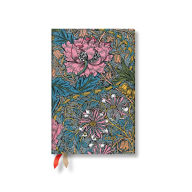 Title: Paperblanks 2026 Morris Pink Honeysuckle William Morris 12-Month Planner Mini Day-At-A-Time Elastic Band 416 Pg 80 GSM