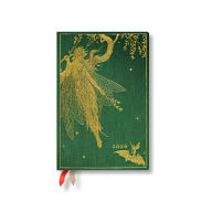 Title: Paperblanks 2026 Olive Fairy Lang's Fairy Books 12-Month Planner Mini Day-At-A-Time Elastic Band 416 Pg 80 GSM