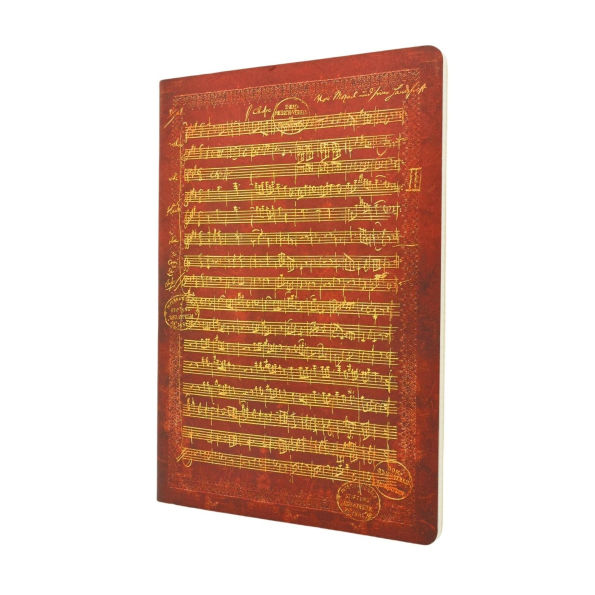 Mozart, the Hunt A4 Musical Staves Softcover Cahier, 80pg, 100gsm by Paperblanks (Embellished Manuscripts Collection)