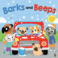 Title: Barks and Beeps: A Peek and Pull Book, Author: Clarion Books