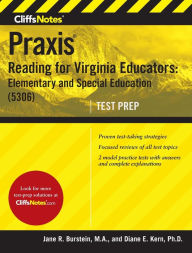 Online books downloadable CliffsNotes Praxis Reading for Virginia Educators: Elementary and Special Education (5306) by Jane R. Burstein, Diane E. Kern English version PDF