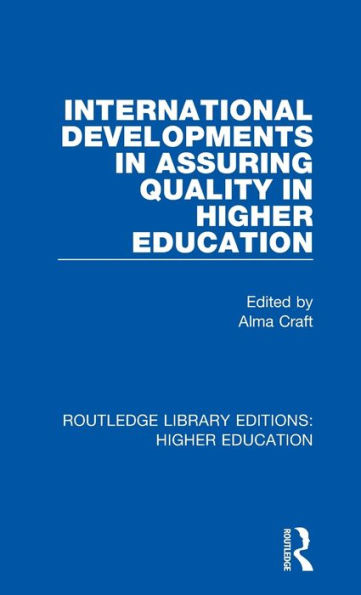 International Developments in Assuring Quality in Higher Education