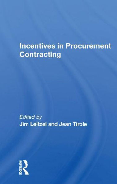Incentives Procurement Contracting