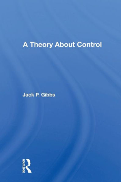 A Theory About Control / Edition 1