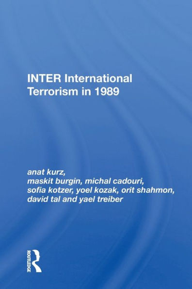 Inter: International Terrorism In 1989 / Edition 1