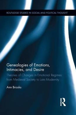 Genealogies of Emotions, Intimacies, and Desire: Theories of Changes in Emotional Regimes from Medieval Society to Late Modernity