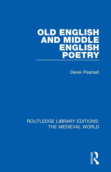 Old English and Middle Poetry