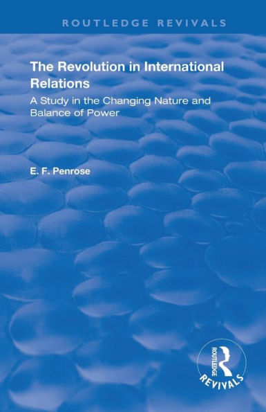 the Revolution International Relations: A Study Changing Balance of Power