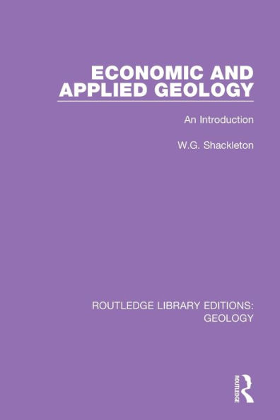 Economic and Applied Geology: An Introduction