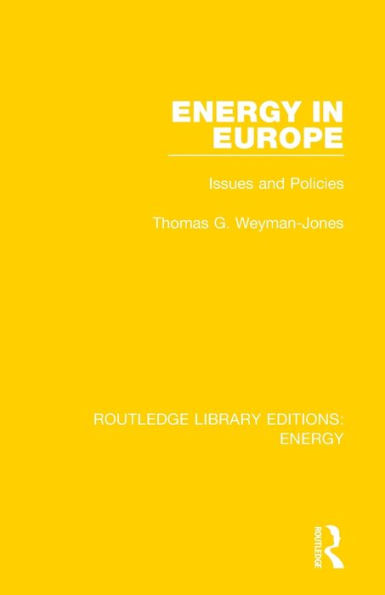 Energy Europe: Issues and Policies