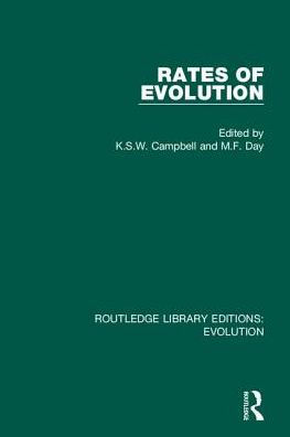 Rates of Evolution / Edition 1