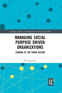 Managing Social Purpose Driven Organizations: Looking at the Third Sector / Edition 1