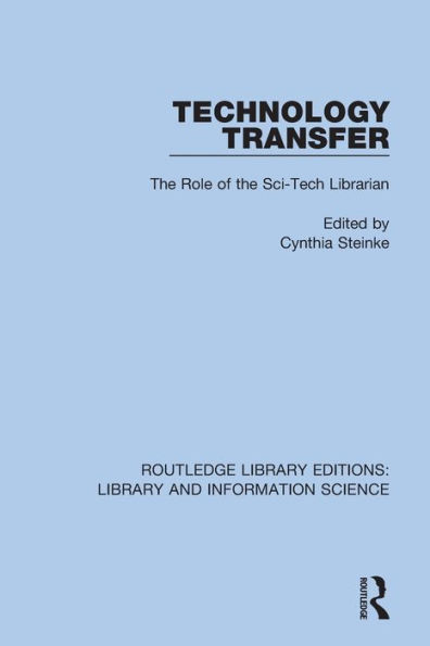 Technology Transfer: the Role of Sci-Tech Librarian