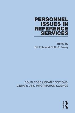 Personnel Issues in Reference Services / Edition 1