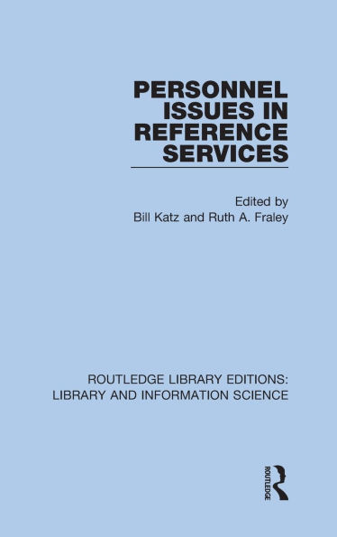 Personnel Issues in Reference Services