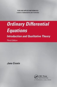 Title: Ordinary Differential Equations: Introduction and Qualitative Theory, Third Edition / Edition 3, Author: Jane Cronin