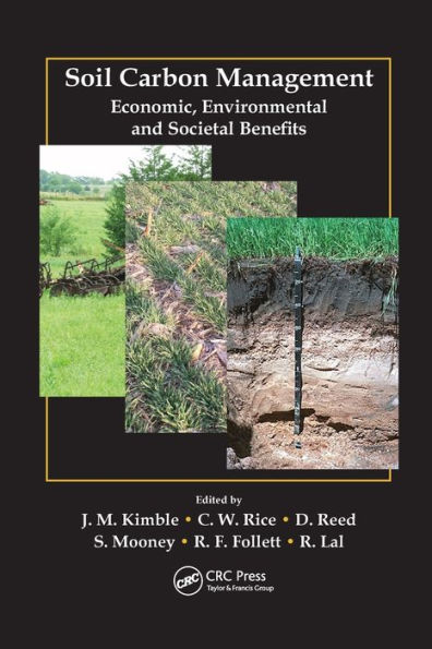 Soil Carbon Management: Economic, Environmental and Societal Benefits