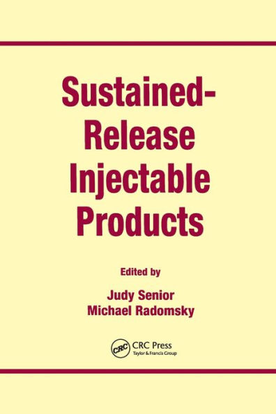 Sustained-Release Injectable Products / Edition 1