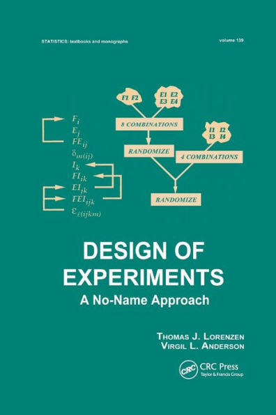 Design of Experiments: A No-Name Approach / Edition 1