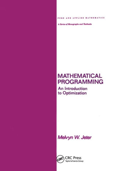 Mathematical Programming: An Introduction to Optimization