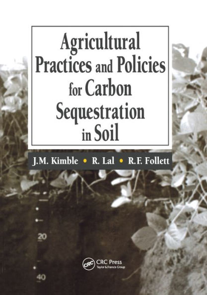 Agricultural Practices and Policies for Carbon Sequestration in Soil