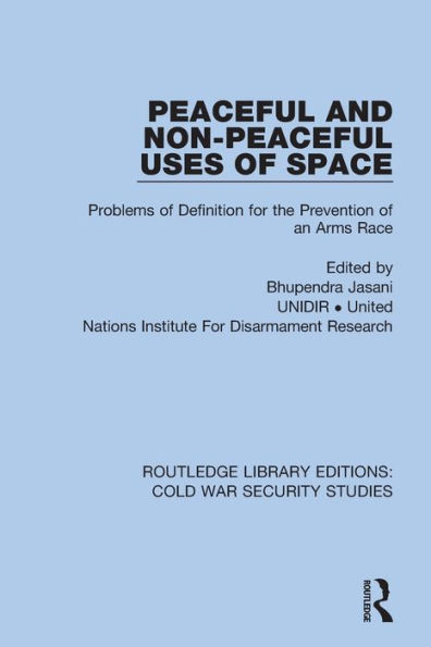 Peaceful and Non-Peaceful Uses of Space: Problems Definition for the Prevention an Arms Race