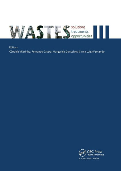 Wastes: Solutions, Treatments and Opportunities III: Selected Papers from the 5th International Conference Wastes 2019, September 4-6, Lisbon, Portugal
