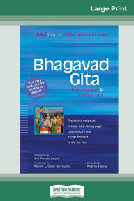 Title: Bhagavad Gita: Annotated & Explained (16pt Large Print Edition), Author: Shri Purohit Swami