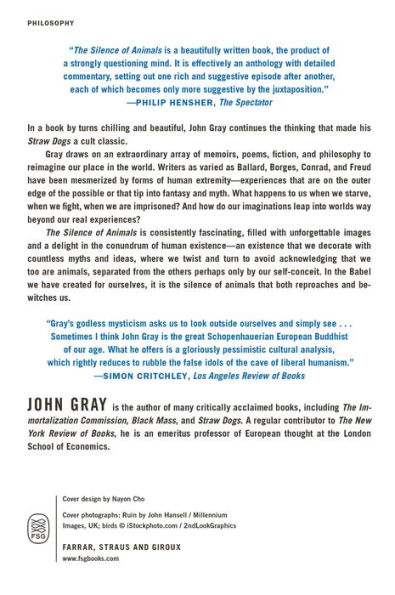 The Silence of Animals: On Progress and Other Modern Myths