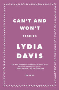 Title: Can't and Won't, Author: Lydia Davis