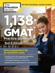 Title: 1,138 GMAT Practice Questions, 3rd Edition, Author: Princeton Review