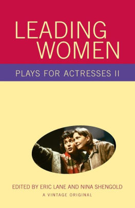 Leading Women Plays For Actresses Ii By Eric Lane Paperback