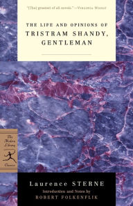 Title: The Life and Opinions of Tristram Shandy, Gentleman (Modern Library edition), Author: Laurence Sterne